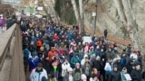 Georgia -- Pro EU protests, president election day Tbilisi